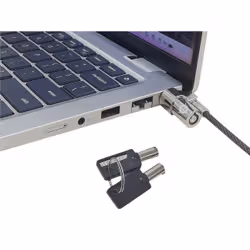 Conceptronic CUSTODIO02BWM Keyed Laptop Lock, Wedge Slot, Master Keyed Compatible, 1.8m - Additional view 4