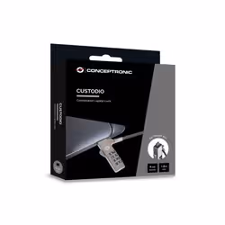 Conceptronic CUSTODIO01BW Combination Laptop Lock, Wedge Slot, 1.8m - Additional view 3