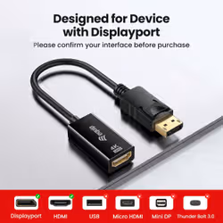 Equip DisplayPort 1.2 to HDMI Active Adapter, 4K 60Hz - Additional view 3