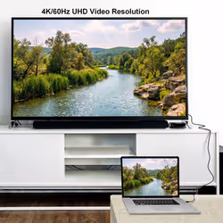 Equip DisplayPort 1.2 to HDMI Adapter Cable, 4K 60Hz, 1m - Additional view 4