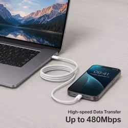 Equip USB 2.0 Cable, USB-C Male to USB-C Male, 1m, PD 60W, White - Additional view 8