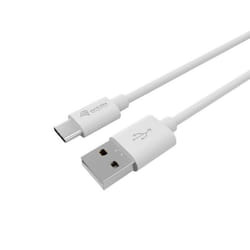 Equip USB 2.0 Cable, USB-A Male to USB-C Male, 0.5m White
