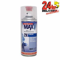 SPRAYMAX 680061 2K GLOSS CLEARCOAT AEROSOL 400ML -FUEL PETROL RESISTANT M/C TANK