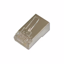 Digitus Modular plugs for round cable, CAT 5e, Pass through connector, RJ-45 8P8C, 1 A, -40 - 70 °C, 10 x 15 x 25 mm, 10 mm, ...
