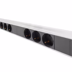Digitus Power strip with aluminum profile and integrated circuit breaker, 18-way protective contact socket outlet - Additional view 4
