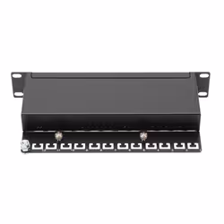 Digitus CAT 5e, Class D Patch Panel, shielded, black