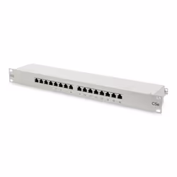 Digitus CAT 5e, Class D Patch Panel, RJ-45, Cat5e, Grey, Rack mounting, 1U, EN-50173 ISO/IEC 11801