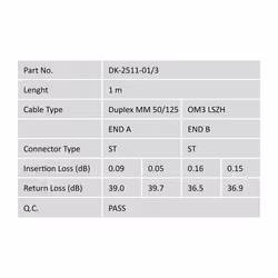 Digitus Fiber Optic Multimode Patch Cord, OM 3, ST / ST - Additional view 5