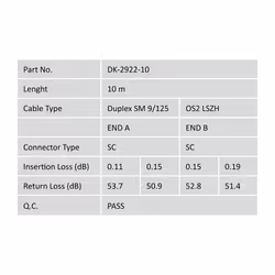 Digitus Fiber Optic Singlemode Patch Cord, SC / SC - Additional view 5