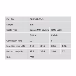 Digitus Fiber Optic Multimode Patch Cord, OM 3, LC / ST - Additional view 5