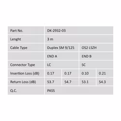 Digitus Fiber Optic Singlemode Patch Cord, LC / SC - Additional view 5