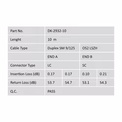 Digitus Fiber Optic Singlemode Patch Cord, LC / SC - Additional view 5