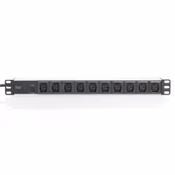 Digitus aluminum outlet strip, 10 outlets, 2 m supply IEC C14 plug - Additional view 5