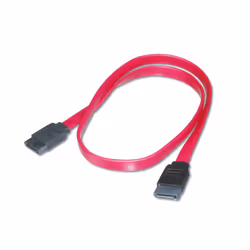 Digitus SATA connection cable, 0.5 m, SATA III, SATA 7-pin, SATA 7-pin, Female, Red