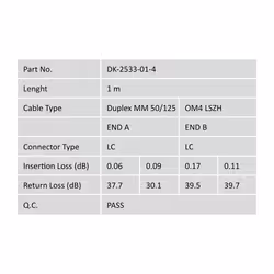 Digitus Fiber Optic Multimode Patchcord, OM4, LC / LC - Additional view 5
