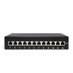 Digitus Desktop CAT 6A, class EA patch panel, shielded, black - Additional view 5