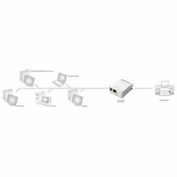 Digitus Fast Ethernet Print Server, parallel - Additional view 5