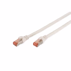 Digitus CAT 6 S/FTP patch cord, 0.25 m, Cat6, S/FTP (S-STP), RJ.5, RJ-45, White