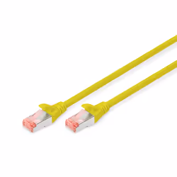 Digitus CAT 6 S/FTP patch cord, 2 m, Cat6, S/FTP (S-STP), RJ-45, RJ-45, Yellow