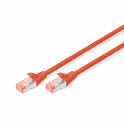 Digitus CAT 6 S/FTP patch cord, 3 m, Cat6, S/FTP (S-STP), RJ-45, RJ-45, Red