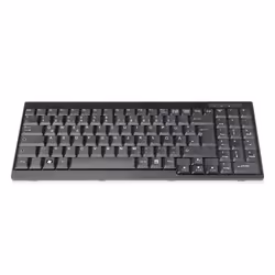 Digitus Keyboard Suitable for TFT Consoles, German Layout, Mini, Mechanical, QWERTY