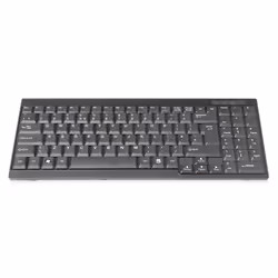 Digitus Keyboard Suitable for TFT Consoles, UK Layout, Full-size (100%), Wired, QWERTY, Black