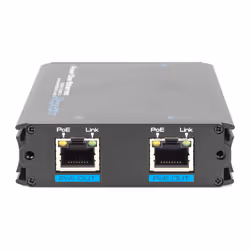 Digitus 1 Port zu 2 Port Fast Ethernet PoE+ Repeater, 802.3 af/at