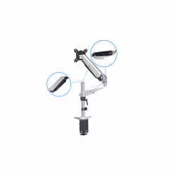 Digitus Universal Single Monitor Mount with gas spring and clamp mount - Additional view 6
