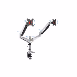 Digitus Universal Dual Desktop Monitor Mount with gas spring and clamp mount - Additional view 6
