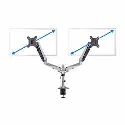 Digitus Universal Dual Desktop Monitor Mount with gas spring and clamp mount - Additional view 8