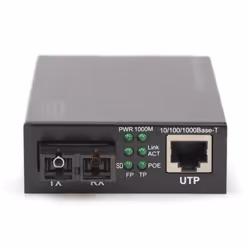 Digitus Gigabit PoE media converter, RJ45 / SC, SM, PSE - Additional view 5