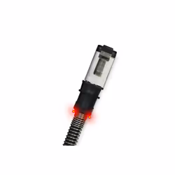 PatchSee PK-PCI6-F-8, 2.4 m, Cat6a, U/FTP (STP), RJ-45, RJ-45, Black
