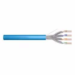 Digitus Cat.6A U/FTP installation cable, 500 m, simplex, Cca-s1a,d0,a1, 500 m, Cat6a, U/FTP (STP), Blue
