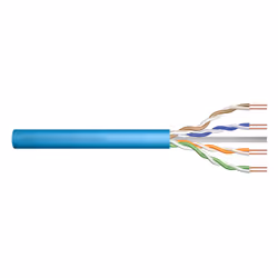 CAT 6A U-UTP installation cable. 500 MHzDca (EN 50575). AWG 23/1. 100 m paper box.