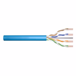 Digitus Cat.6A U/UTP installation cable, 500 m, simplex, Cca, 500 m, Cat6a, U/UTP (UTP), Blue