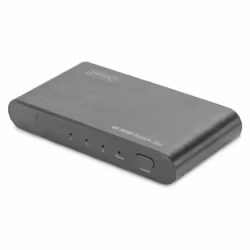 Digitus 4K HDMI Switch, 3x1, HDMI, Aluminium, Black, 1080i, 1080p, 3840 x 2160 pixels, 12 bit
