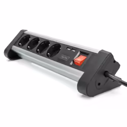 Digitus 4-way office socket strip with 2x USB ports - Additional view 5