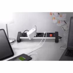 Digitus 4-way office socket strip with 2x USB ports - Additional view 7