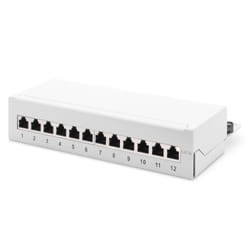 Digitus Desktop CAT 6A, class EA patch panel, shielded, gray