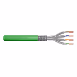 Digitus CAT 8.2 S/FTP installation cable, 1000 m, Simplex, B2ca, 1000 m, Cat8.2, S/FTP (S-STP), Green