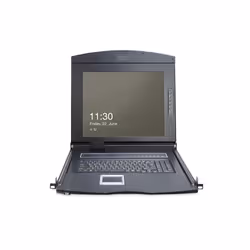 Digitus 17" LCD KVM Console, 1-Port VGA, german Keyboard - Additional view 4