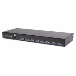 Digitus 19" LCD KVM console, 8-port VGA, German keyboard - Additional view 7