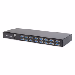 Digitus 19" LCD KVM Console, 16-Port VGA, german Keyboard - Additional view 7