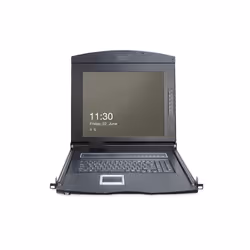 Digitus 17" LCD KVM Console, 8-Port VGA, US Keyboard - Additional view 6