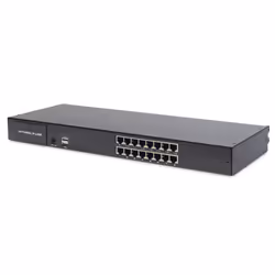 Digitus 19" LCD KVM Console, 16-Port Cat 5, US Keyboard - Additional view 7