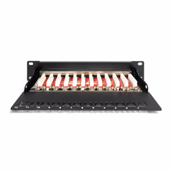 Digitus CAT 6A Patch Panel, shielded, 12-Port, 1HE, 10", black - Additional view 5