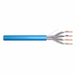 Digitus Cat.6A U/FTP installation cable, 100 m, duplex, Eca, 100 m, Cat6a, U/FTP (STP), Blue