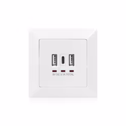 Digitus Socket with USB A & USB-C™ Ports, flush mounted - Additional view 4
