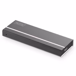 Digitus Mini enclosure for M.2 NVMe PCIe SSD, USB 3.1 Type-C™, SSD enclosure, M.2, M.2, 10 Gbit/s, USB connectivity, Black
