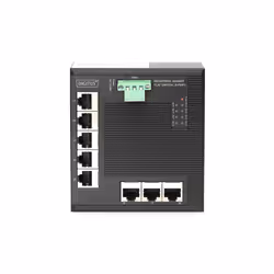 Digitus 8 Port Gigabit Ethernet Network Switch, Flat, Industrial, Unmanaged - Additional view 5